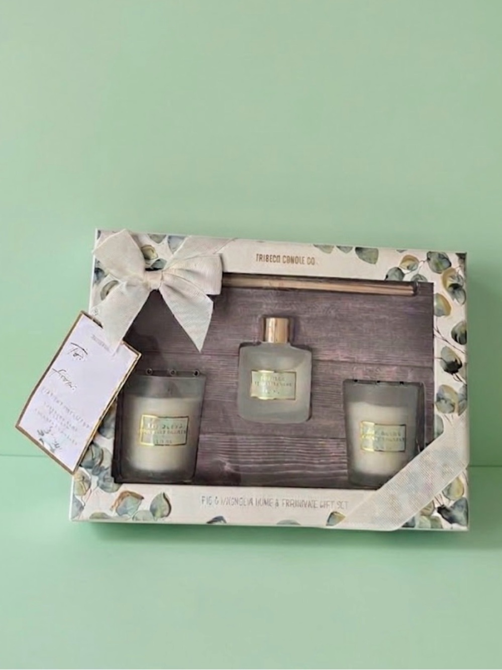 Fig & Magnolia Gift Set - Reed Diffuser & Two Candles